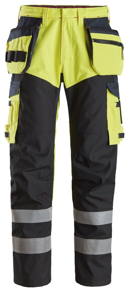 [62656695044] Snickers 6265 – ProtecWork, Pantalon de travail renforcé avec poches holster, haute visibilité, Classe 1 (44)