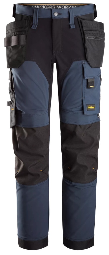 Snickers 6275 – AllroundWork, Pantalon en tissu extensible dans 4 directions avec poches holster