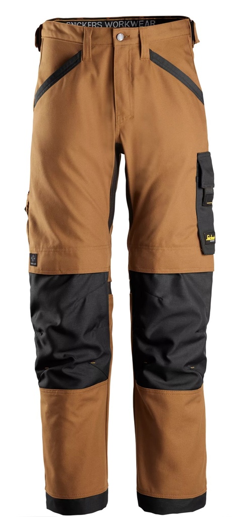 Snickers 6324 – AllroundWork, Pantalon de travail en tissu extensible, Canvas+