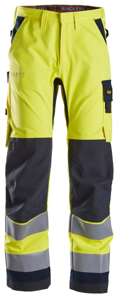 [63606695044] Snickers 6360 – ProtecWork, Pantalon de travail, haute visibilité, Classe 2 (44)