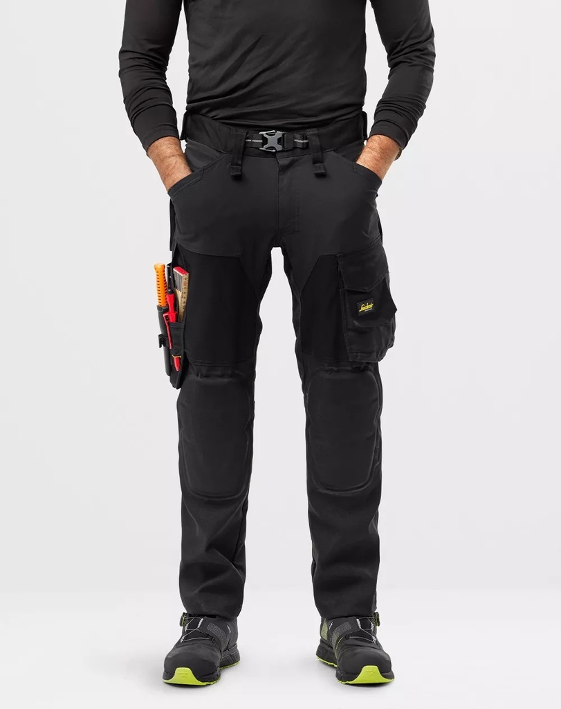[65930404046] Snickers 6593 – AllroundWork, Pantalon en tissu extensible avec genouillères Capsulized™ (46)