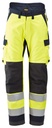 Snickers 6663 – ProtecWork, Pantalon isolé haute visibilité, Classe 2
