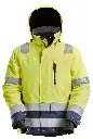 Snickers 1132 – Veste isolante et imperméable 37.5®, haute visibilité, Classe 3