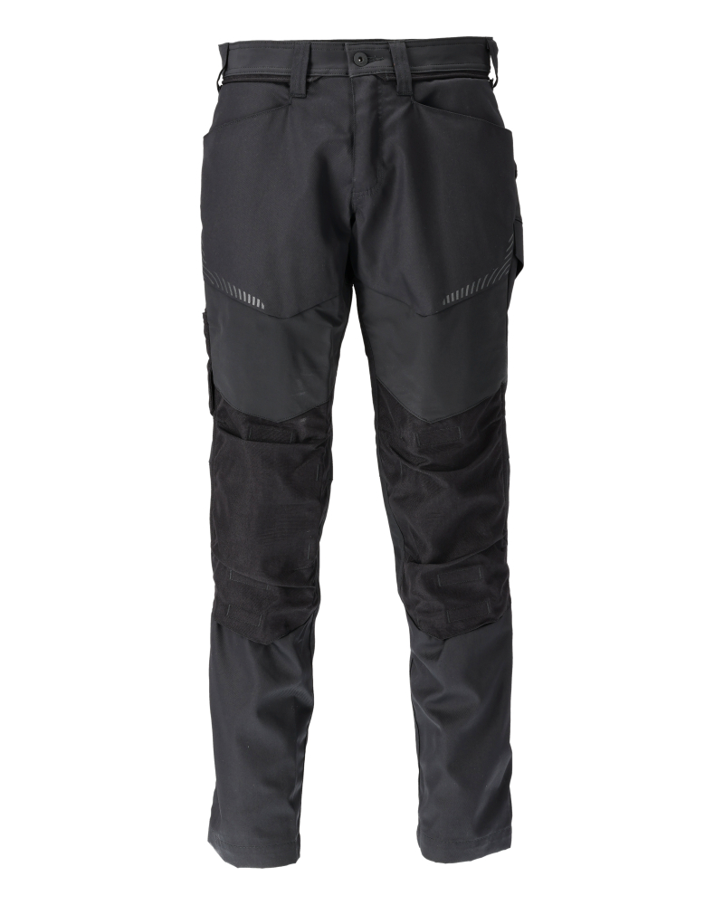 [22479-230-09-76C58] Mascot 22479 Pantalon avec poches genouillères (09 - Noir, 76C58)