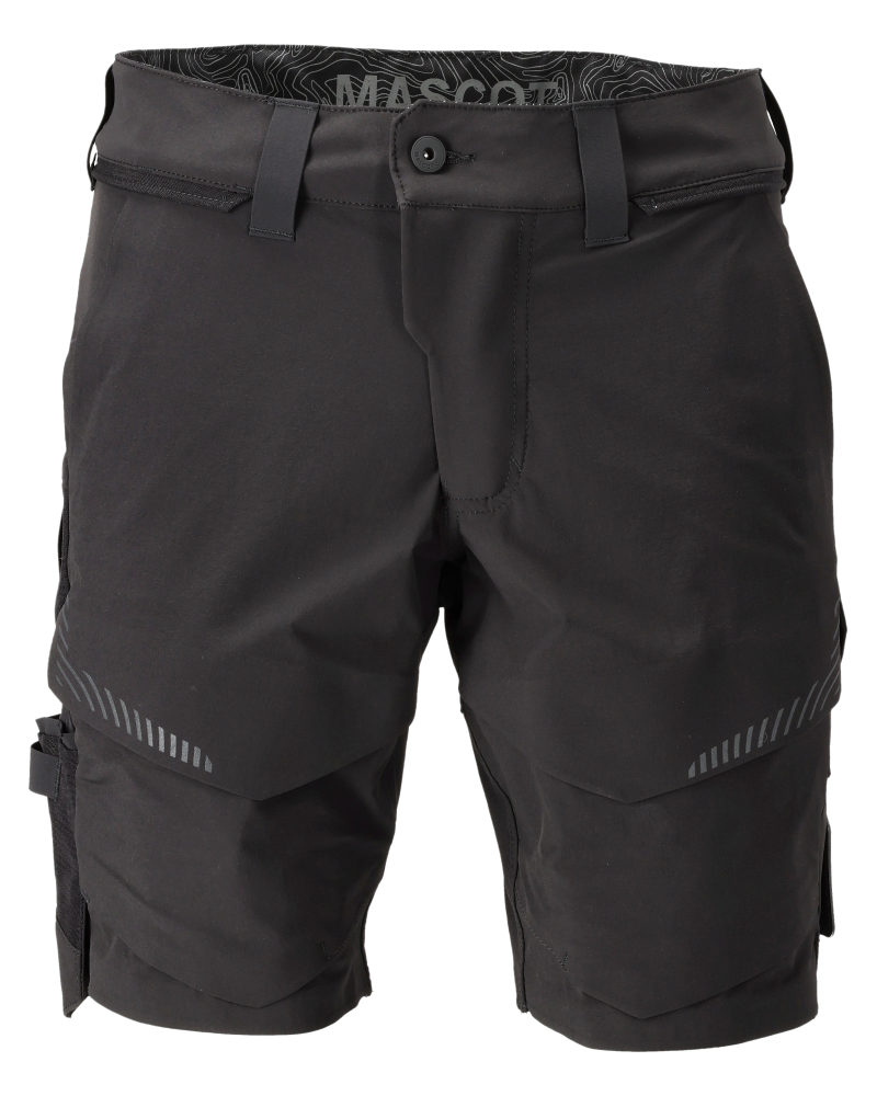 [22149-605-09-28.5] Mascot 22149 Short de travail stretch avec poches flottantes (09 - Noir, 24C44)