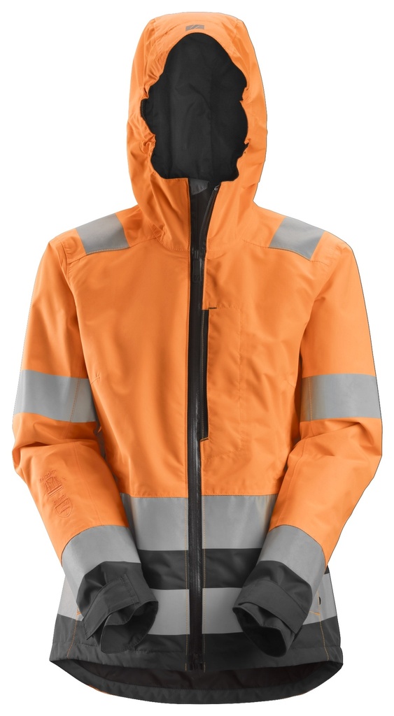 Snickers 1347-  Veste imperméable pour femme en Shell, H.V, cl.2/3