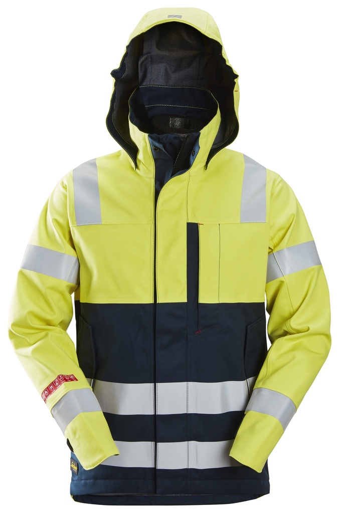 Snickers ProtecWork-  Veste Shell imperméable-  haute visibilité-  Classe 3