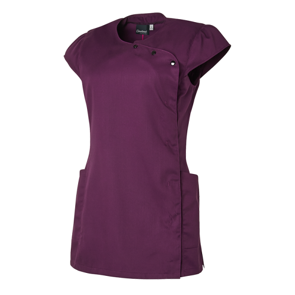 AMBRE- Tunique manches courtes (Aubergine, 0/XS)
