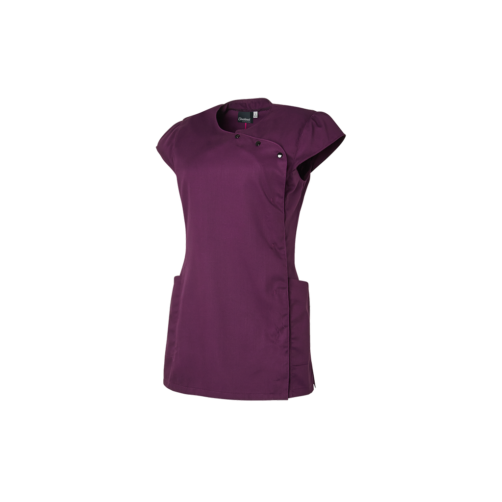 AMBRE- Tunique manches courtes (Aubergine, 0/XS)