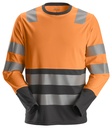 Snickers 2433- AW, T-SHIRT HV ML CL2