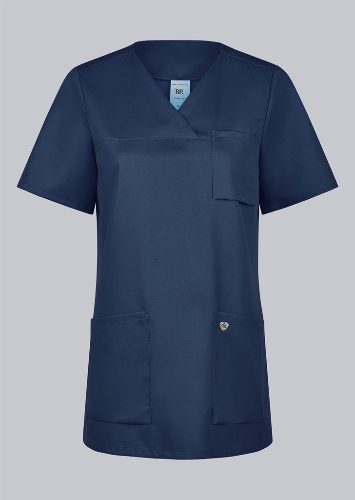 [1632-852-0110-XS] BP 1632- Tunique à enfiler légère avec TENCEL™ Lyocell pour femmes (110- bleu nuit, XS)