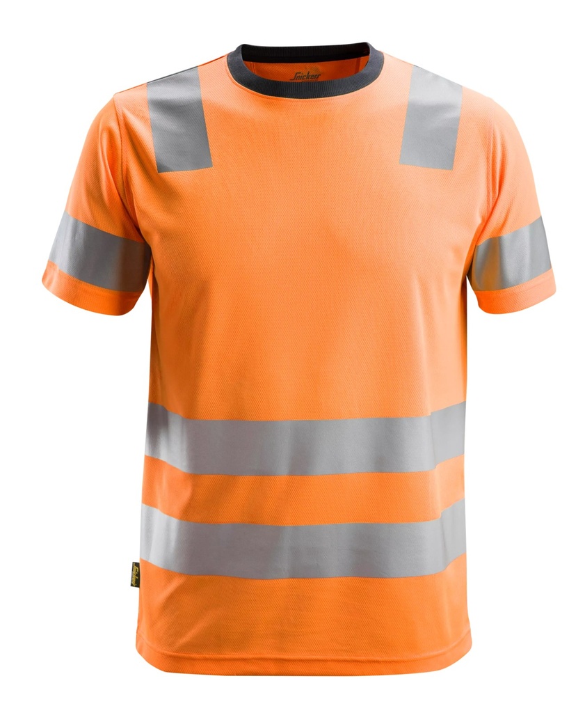 Snickers 2530- T-SHIRT HV, AW CL2