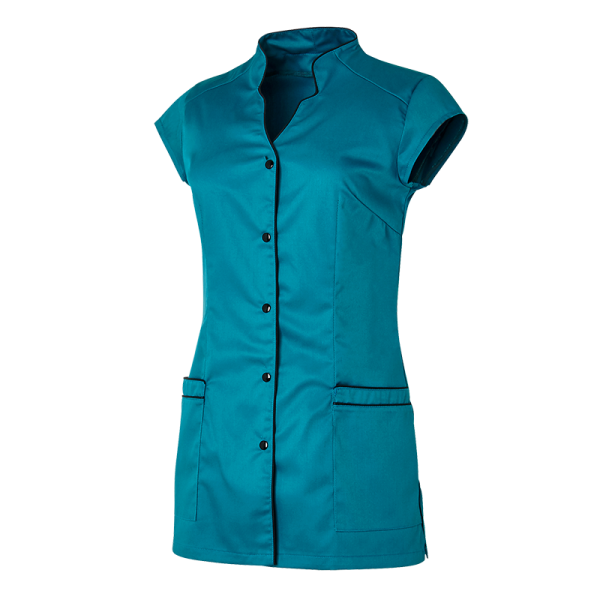 CALISTA- Tunique manches courtes (Bleu canard/ Noir, 0/XS)