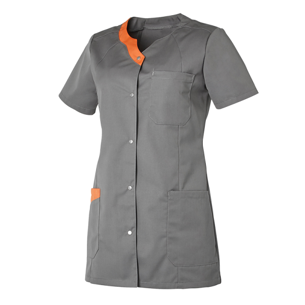 ELOISE- Tunique manches courtes (0/XS, GRIS MOYEN/CORAIL)