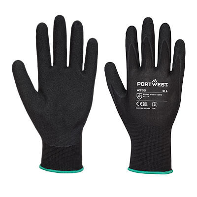 A335- Gant Dermi-Grip NPR15 Nitrile Sablé