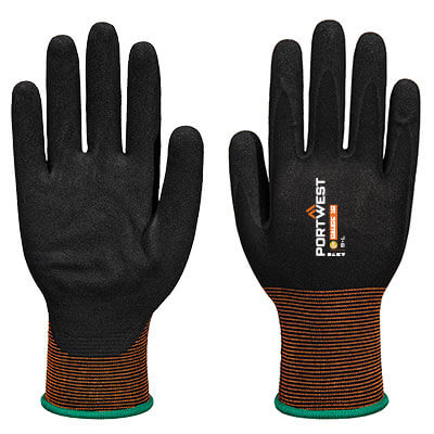 [A375K8RXS] A375- Gant GP Grip 18 nitrile sablé (XS)