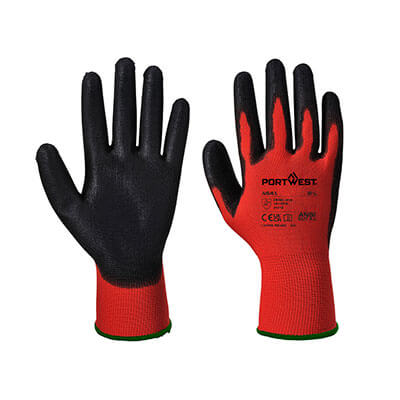 [A641R8RM] A641- Gant Rouge PU (M)