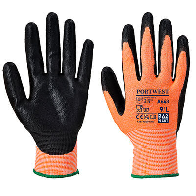 [A643AMRS] A643- Gant tricoté enduction nitrile (S)