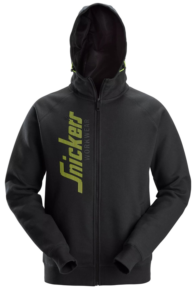 [28460400003] Snickers 2846- LOGO FULL-ZIP HOODIE (0400, XS)
