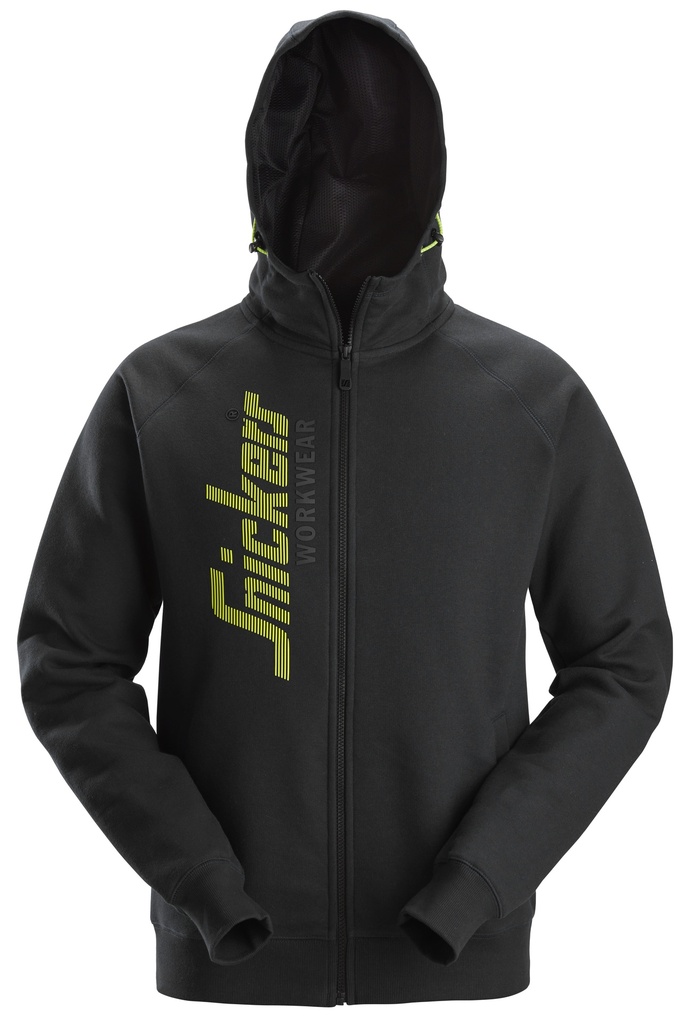 [28460400003] Snickers 2846- LOGO FULL-ZIP HOODIE (XS, 0400)