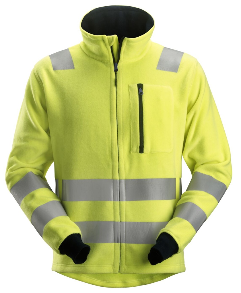 Snickers 2860 – ProtecWork, Veste en fleece, haute visibilité, Classe 3