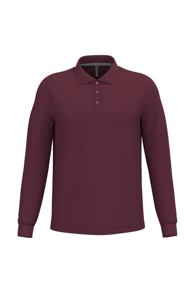 Kariban K243 — Polo manches longues homme
