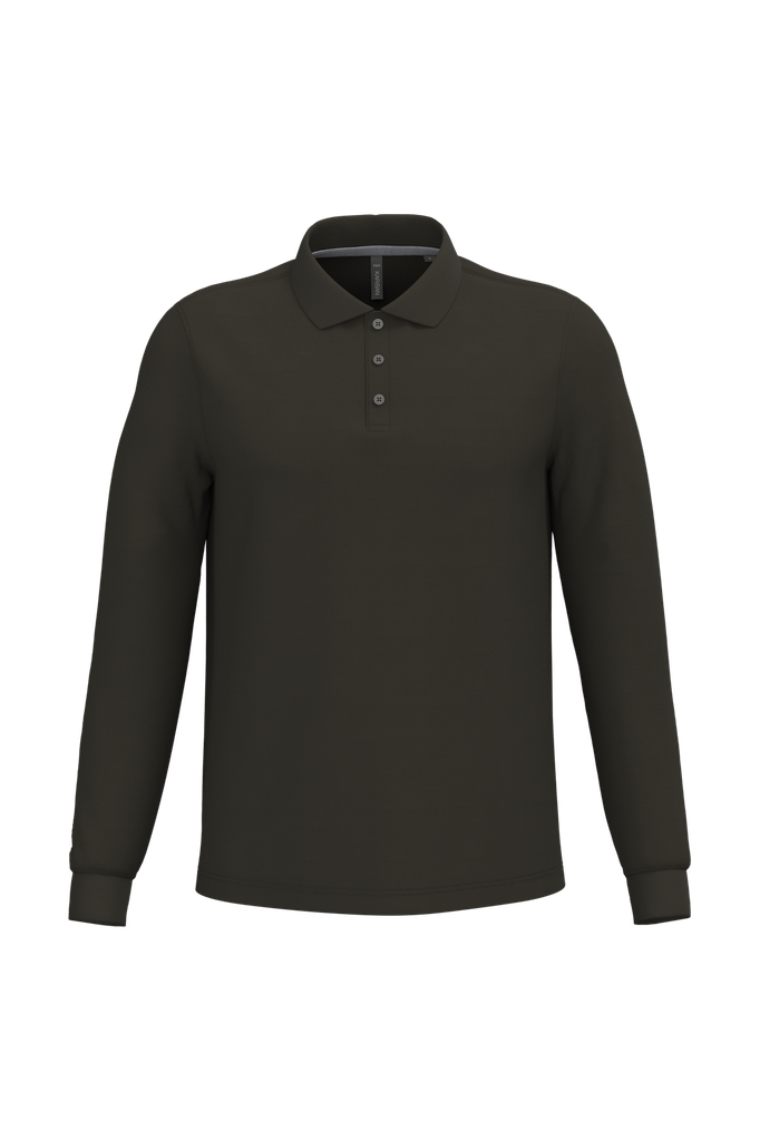 Kariban K243 — Polo manches longues homme