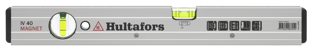 [408705] H0606 — Niveau à bulle IV 40 avec aimant Hultafors
