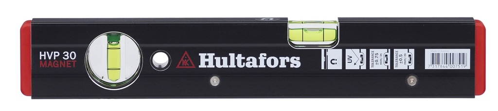 [400753] H0063 — Niveau à bulle HVP Aimant pour artisan Hultafors (HVP Magnet 30 — 400753)