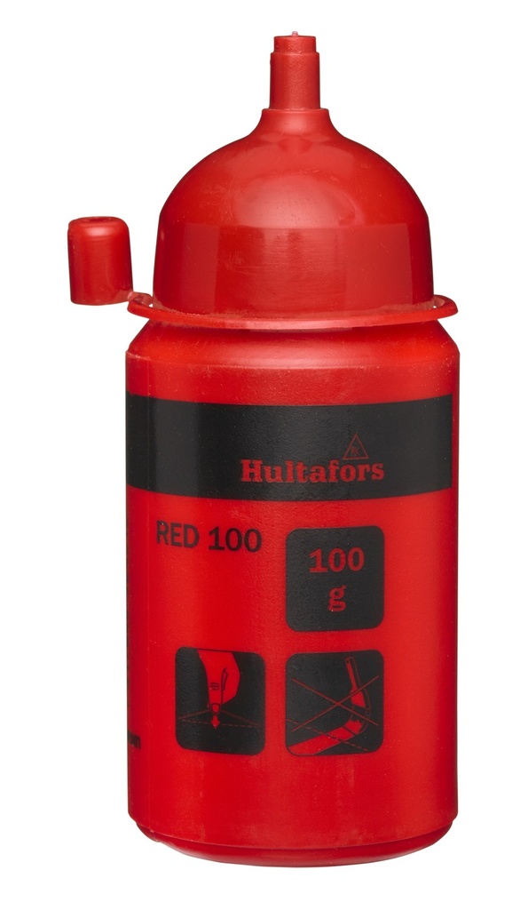 [652423] H0118 — Poudre de traçage ROUGE Hultafors (RED 100 — 652423)