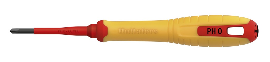 [445505] H0564 — Tournevis cruciforme VDE Hultafors (PH 0 x 60 VDE — 445505)