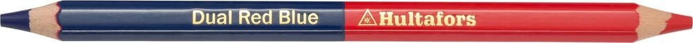 [650907] H0712 — Crayon de menuisier - Double mine rouge/bleu Hultafors