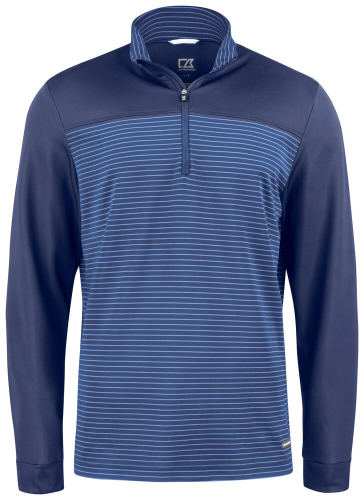 [358416-580-4] Cutter & Buck [358416] Sweat-shirt Traverse HZ homme (580 - Marine foncé, S)
