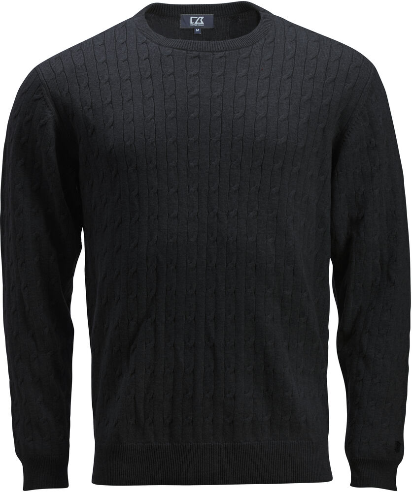 [355402-99-4] Cutter & Buck [355402] Pull Blakely Knitted Sweater homme (99 - Noir, S)