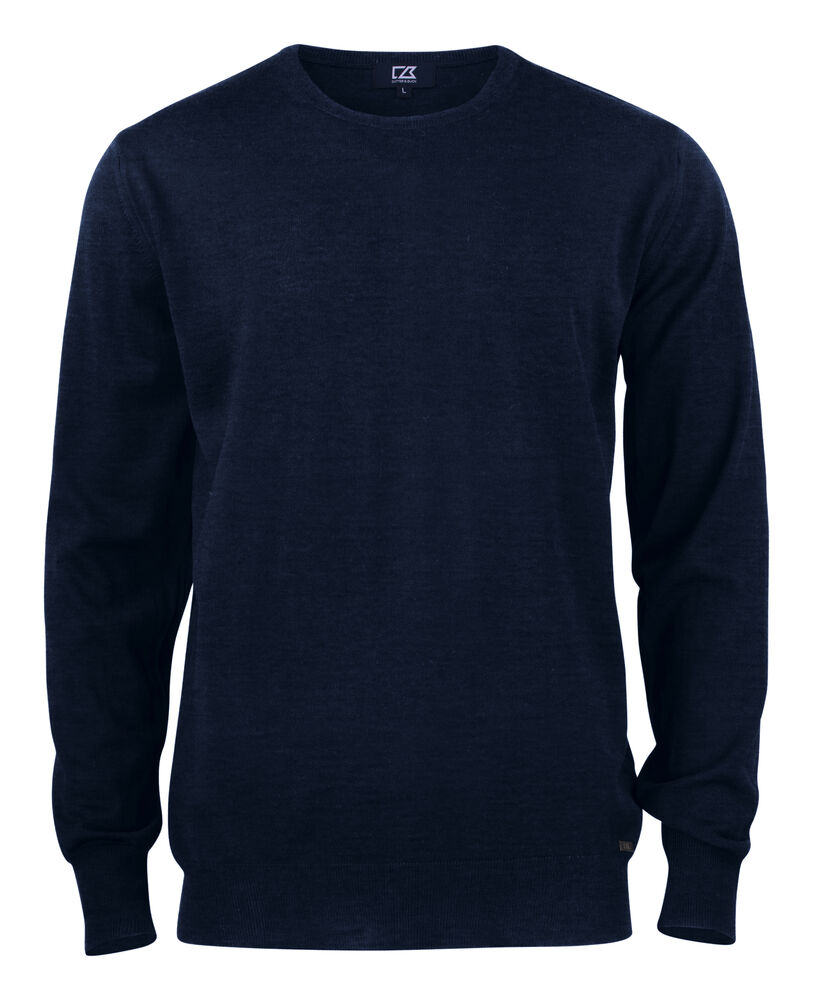 [355406-580-4] Cutter & Buck [355406] Pull Kennewick Crewneck homme (580 - Marine foncé, S)