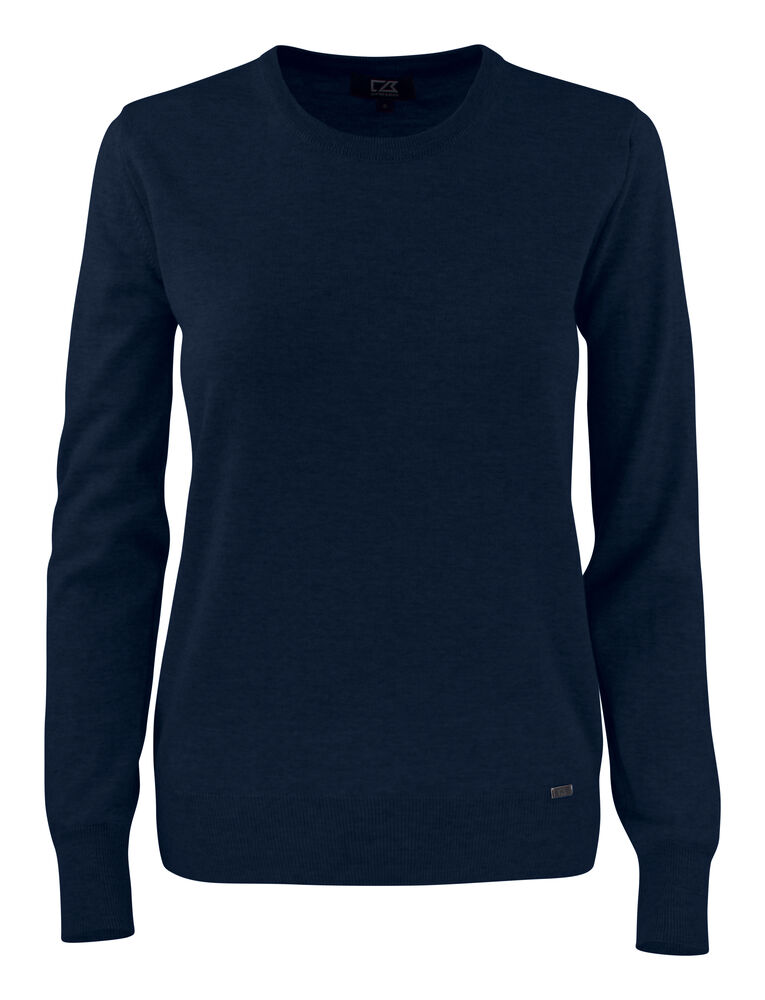 [355407-580-3] Cutter & Buck [355407] Pull Kennewick Crewneck femme (580 - Marine foncé, XS)