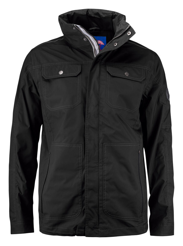 [351416-99-4] Cutter & Buck [351416] Veste de pluie Clearwater Rain Jacket homme (99 - Noir, S)