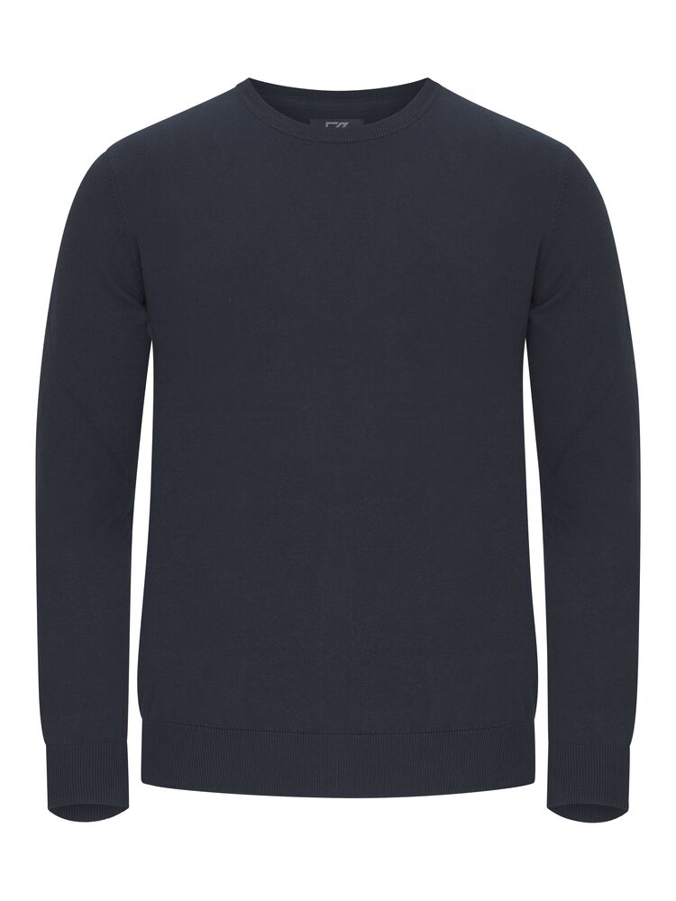 [355416-580-4] Cutter & Buck [355416] Pull Oakville Crewneck homme (580 - Marine foncé, S)