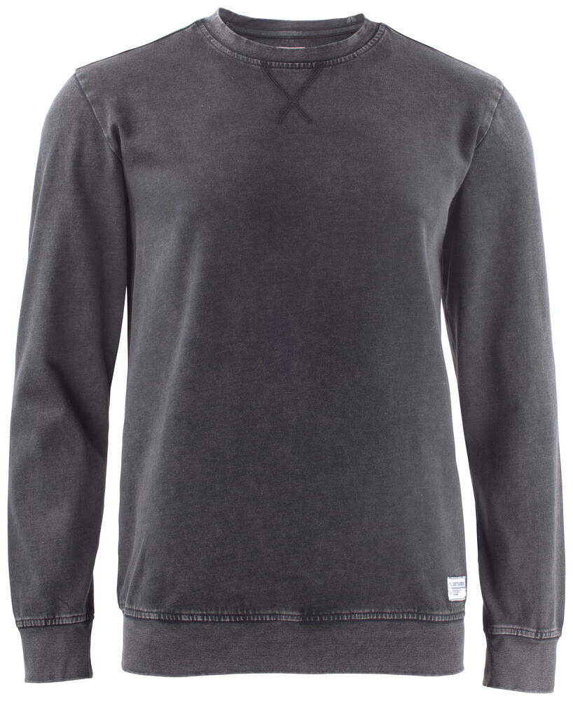 [358410-921-4] Cutter & Buck [358410] Sweat-shirt Thorp Denim Crew homme (921 - Jean Noir, S)