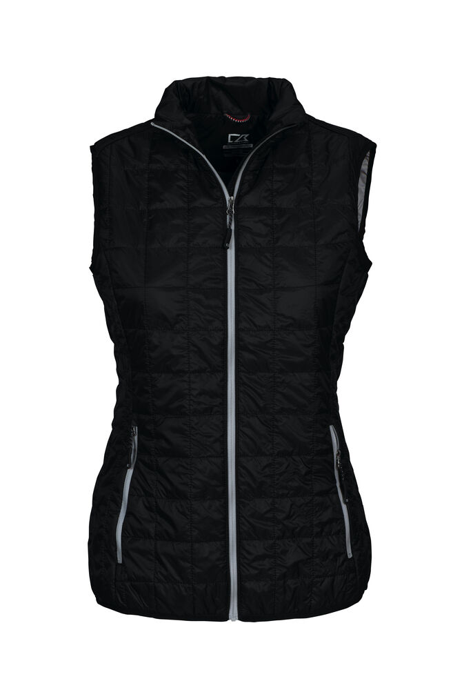 [351409-99-3] Cutter & Buck [351409] Veste Rainier Vest femme (99 - Noir, XS)