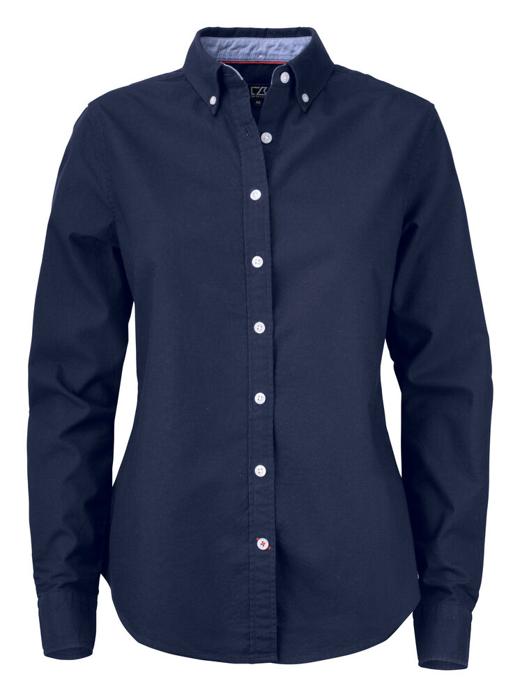 [352401-580-3] Cutter & Buck [352401] Chemise Belfair Oxford Shirt femme (580 - Marine foncé, XS)