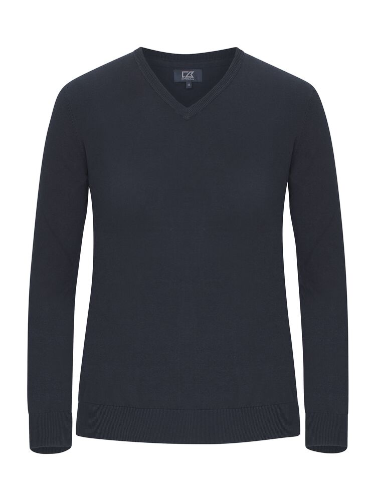 [355419-580-3] Cutter & Buck [355419] Pull Oakville V-neck Dames femme (580 - Marine foncé, XS)