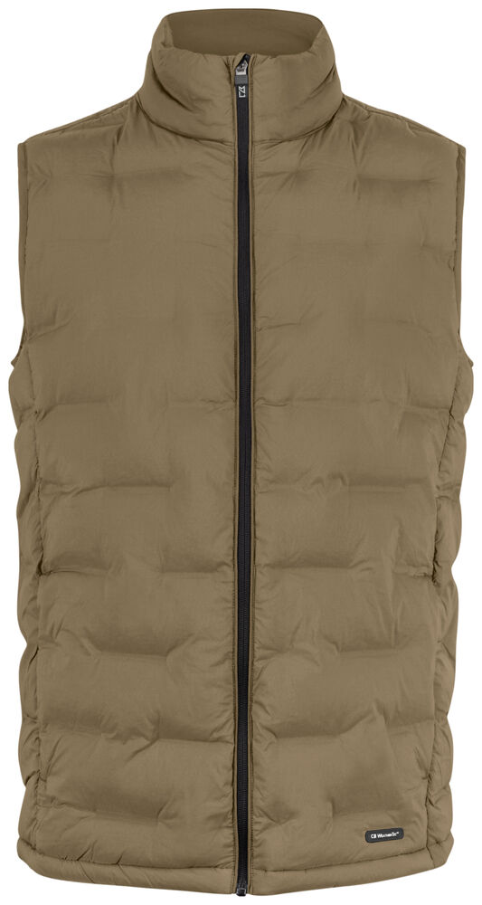 [351468-04-4] Cutter & Buck [351468] Gilet sans manches Baker Vest homme (04 - Kaki, S)
