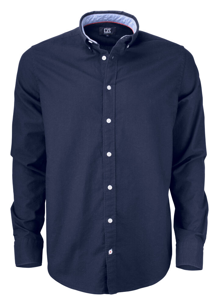 [352400-580-4] Cutter & Buck [352400] Chemise Belfair Oxford Shirt homme (580 - Marine foncé, S)