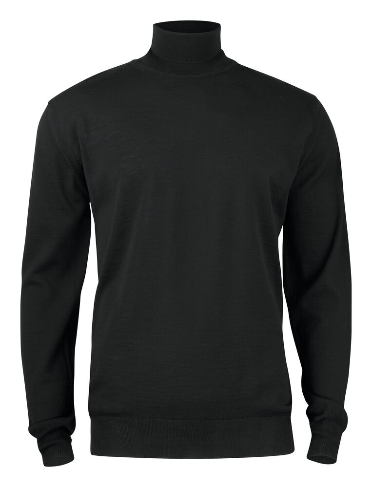 [355408-99-4] Cutter & Buck [355408] Pull Kennewick Rollerneck homme (99 - Noir, S)
