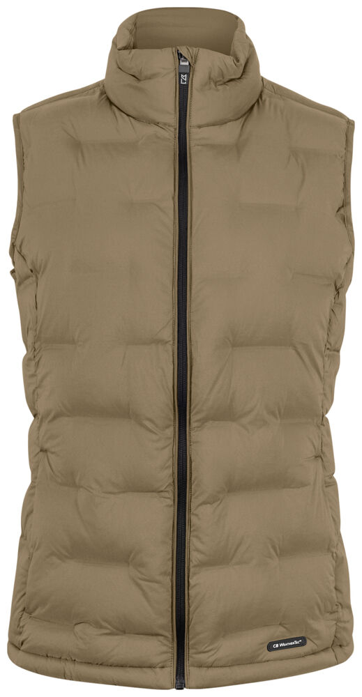 [351469-04-3] Cutter & Buck [351469] Gilet sans manches Baker Vest femme (04 - Kaki, XS)