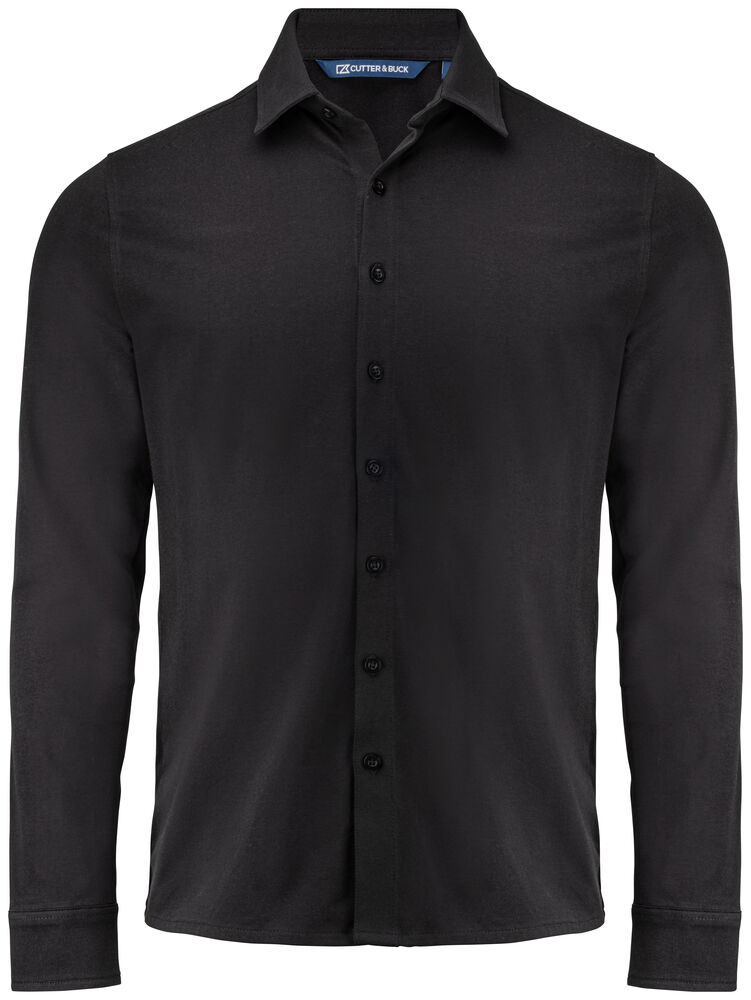 [352412-99-4] Cutter & Buck [352412] Chemise Hedley Stretch Shirt homme (99 - Noir, S)
