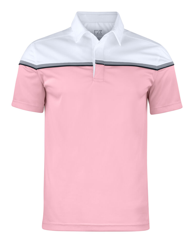[354428-21000-4] Cutter & Buck [354428] Polo Seabeck Polo homme (21000 - Rose/Blanc, S)