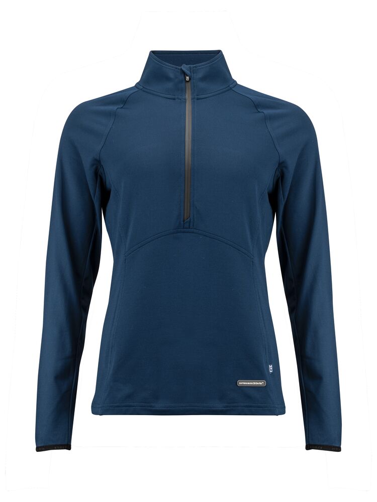 [358425-580-3] Cutter & Buck [358425] Sweat-shirt Adapt HZ femme (580 - Marine foncé, XS)
