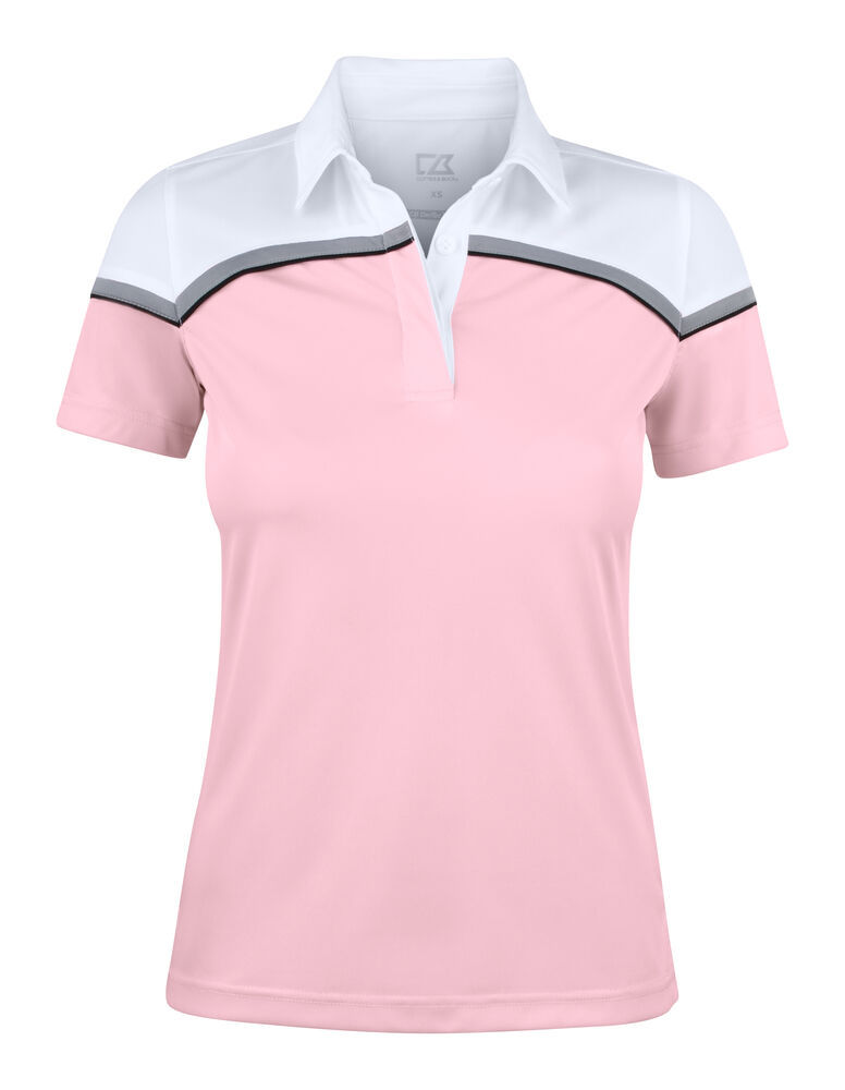 [354429-21000-3] Cutter & Buck [354429] Polo Seabeck Polo femme (21000 - Rose/Blanc, XS)